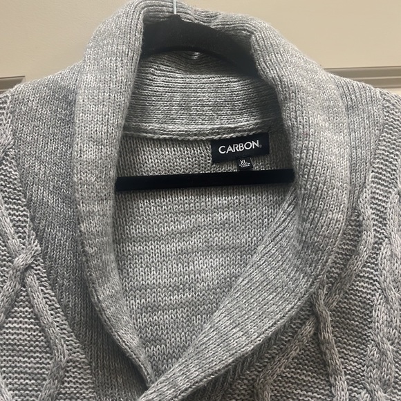 Carbon Button Down Men’s Sweater XL - Picture 2 of 12